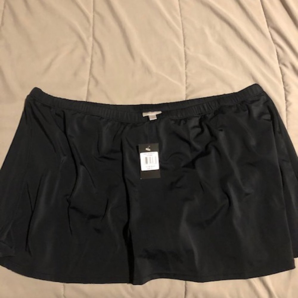Avenue Black Bikini Skort- size 22W